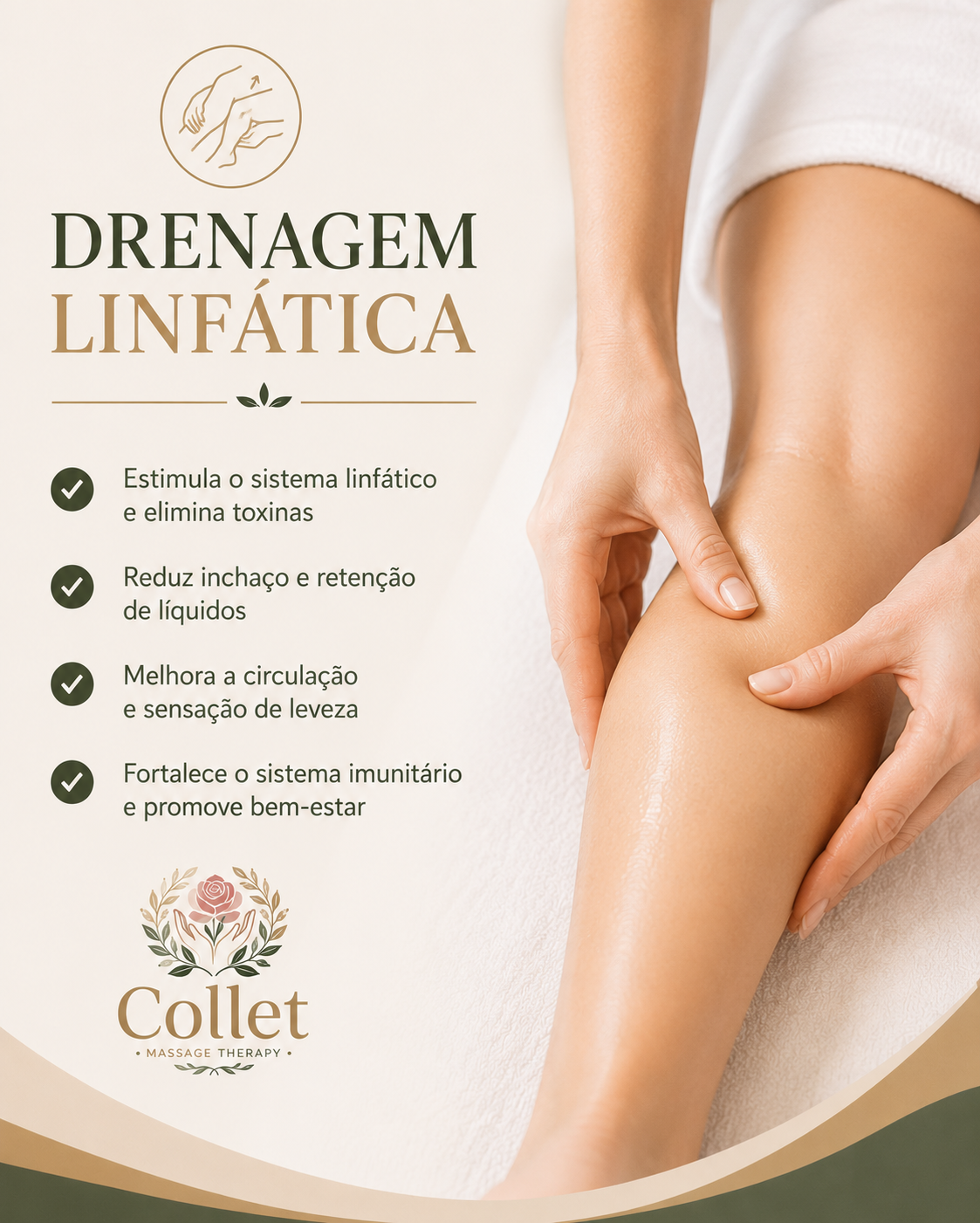 Drenagem Linfática — Collet Massage Therapy