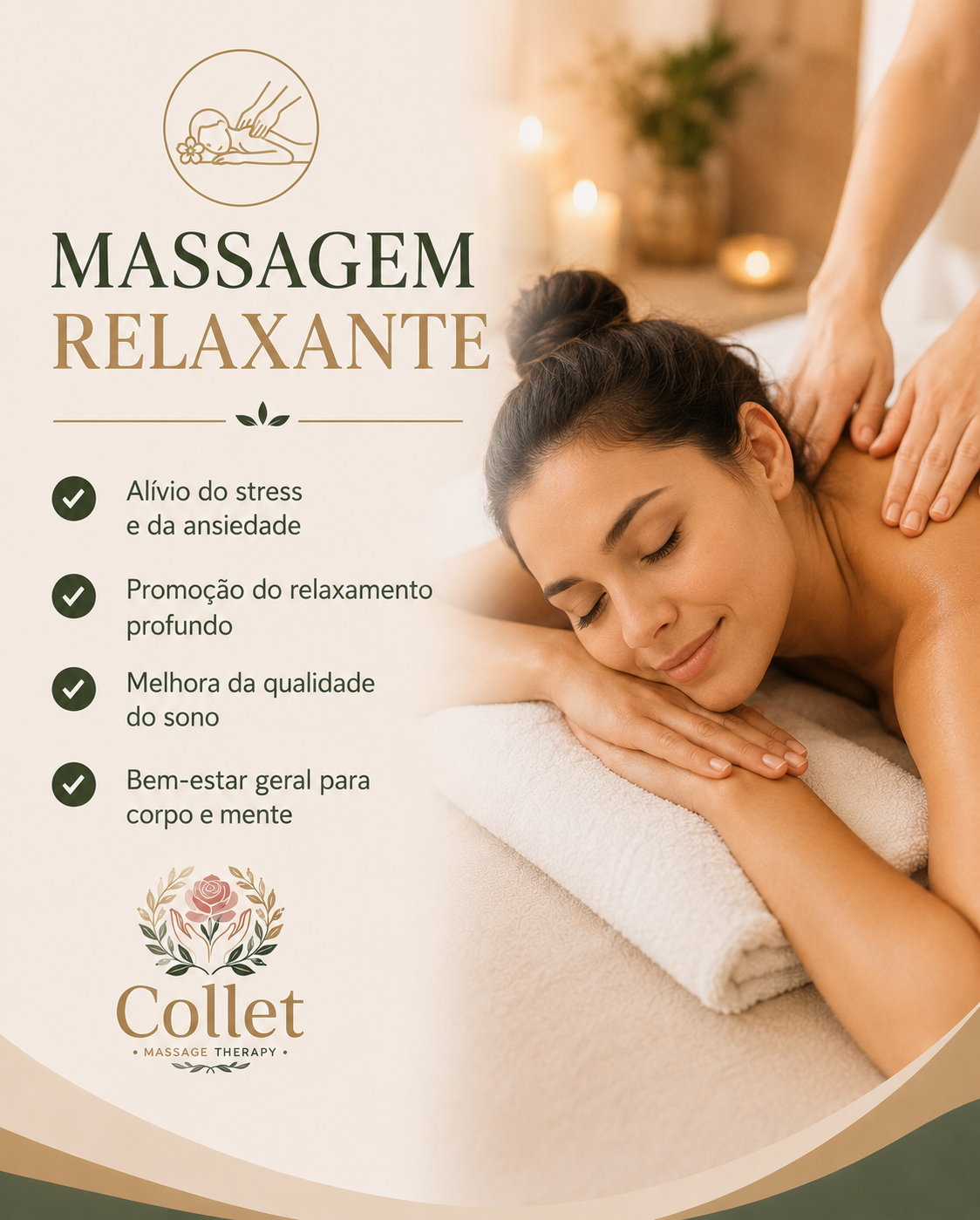 Massagem Relaxante — Collet Massage Therapy